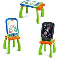 VTech DigiART - Caballete PequeARTista 3 en 1- pizarra electrónica interactiva que se transforma en tres juguetes…
